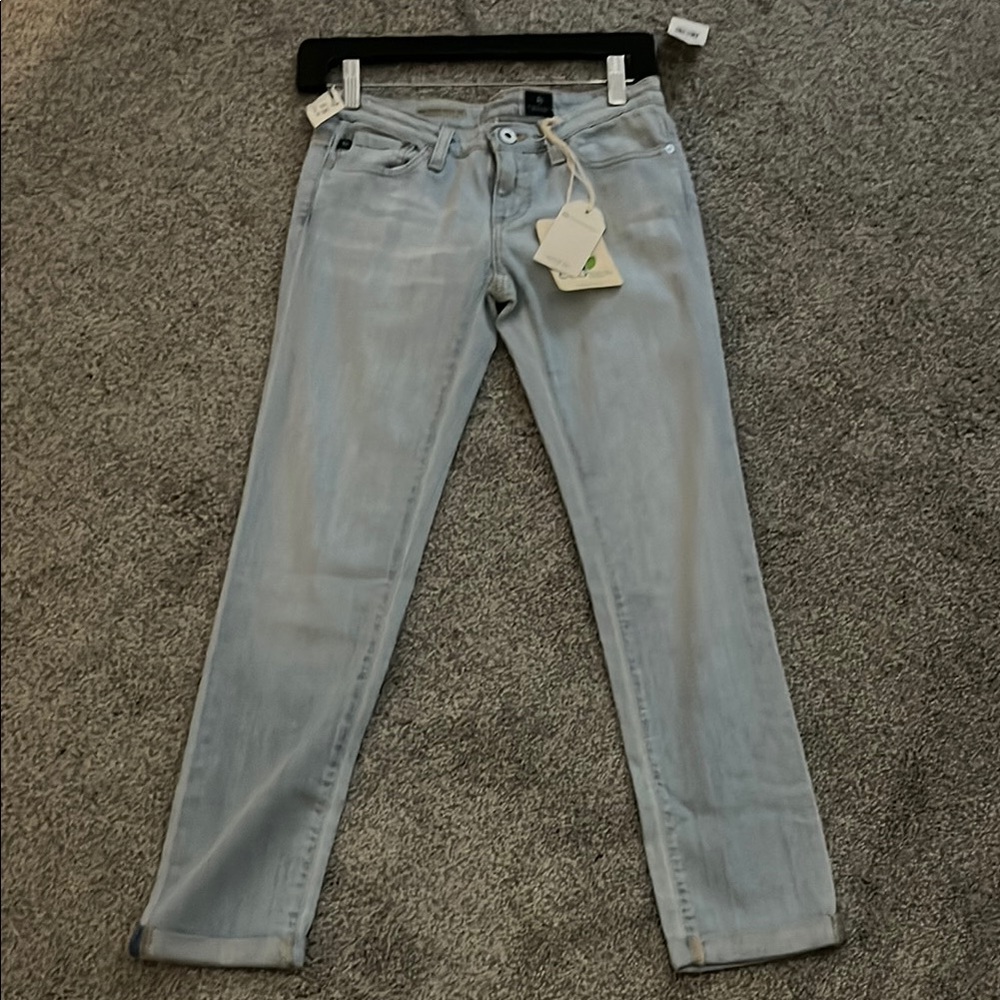 Ag Adriano Goldschmied Blue Straight Leg Jeans Classic Comfort
